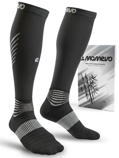 Momevo Bambus Kompressionsstrümpfe 2er-Set