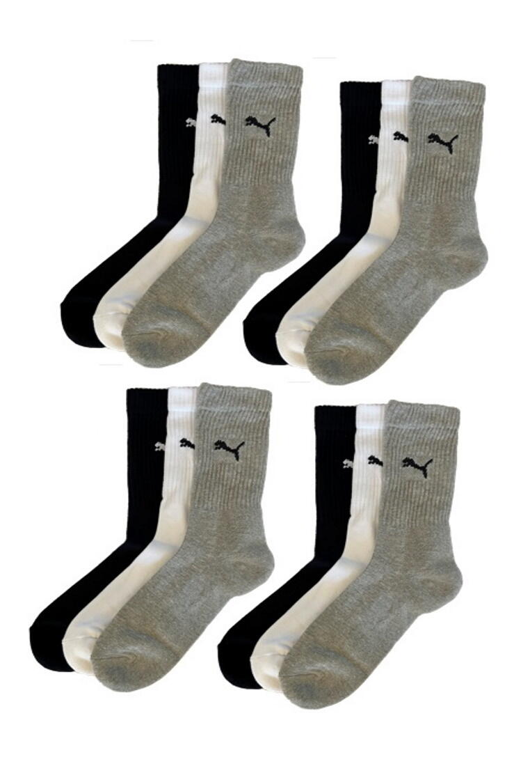 PUMA Puma Sportsocken Regular Crew Socken Sport 12-Pack multi 4/4