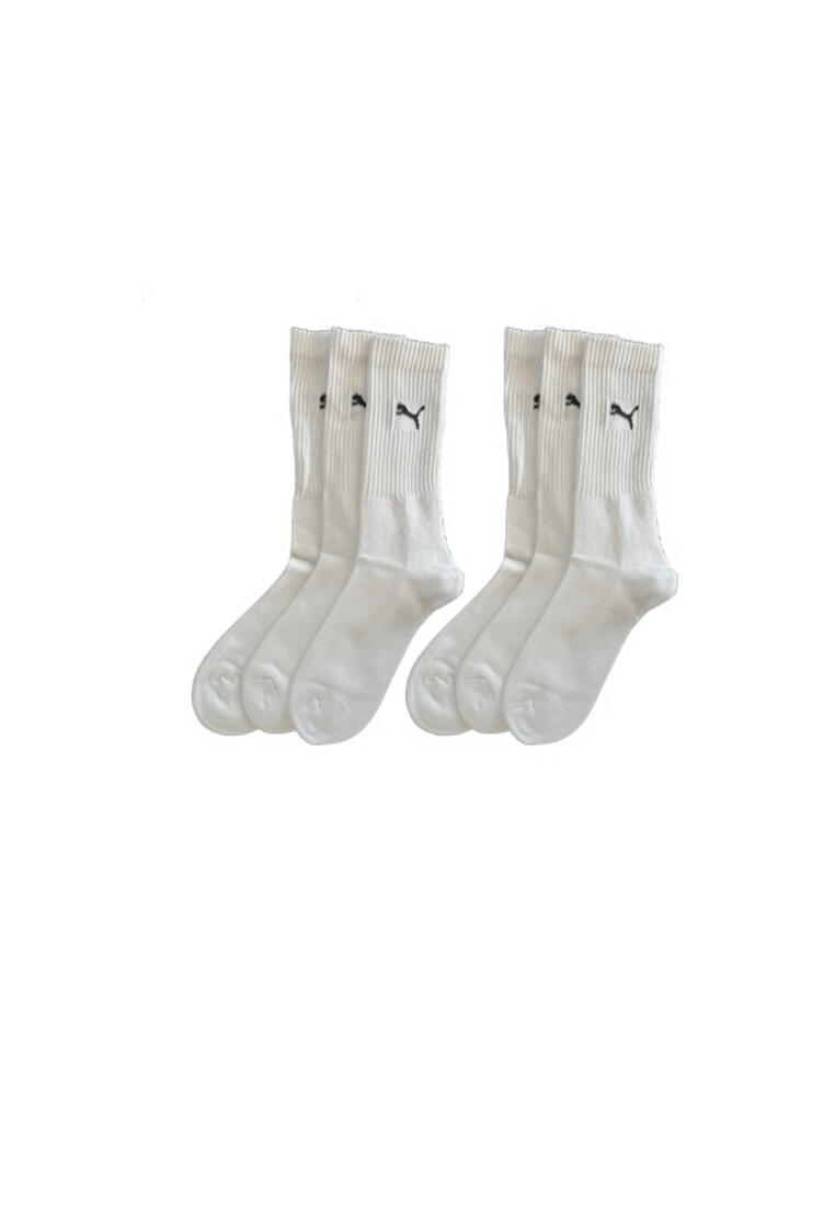PUMA Puma Sportsocken Regular Crew Socken Sport 6-Pack weiß 4/4