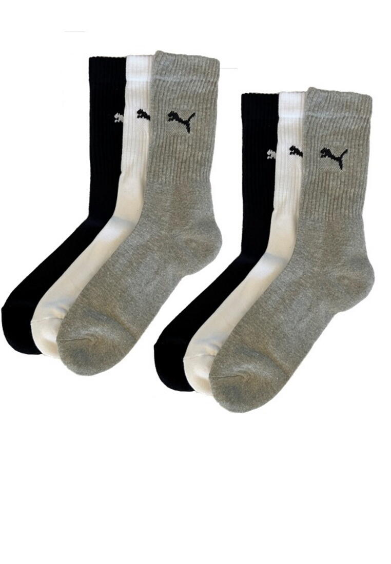 PUMA Puma Sportsocken Regular Crew Socken Sport 6-Pack multi 4/4