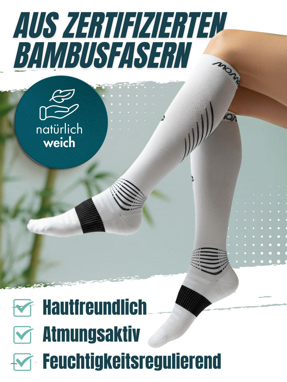 Momevo Bambus Kompressionsstrümpfe 2er-Set 2/7