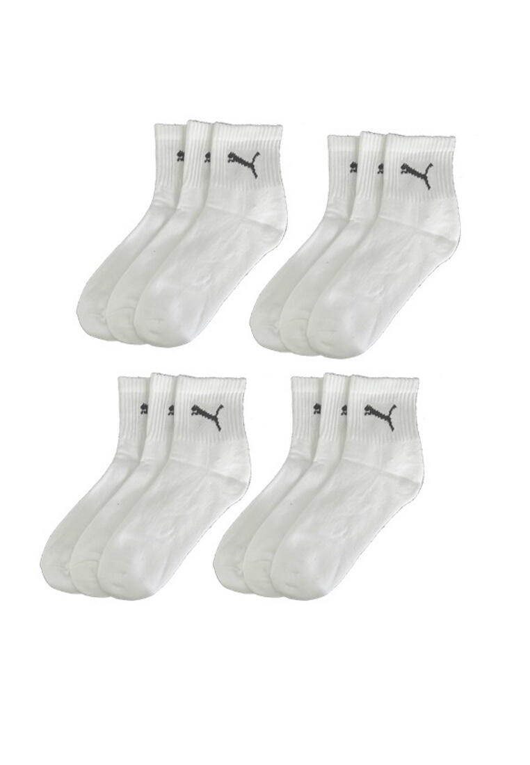 PUMA Puma Sportsocken Short Crew Socken Sport 12-Pack weiß 4/4