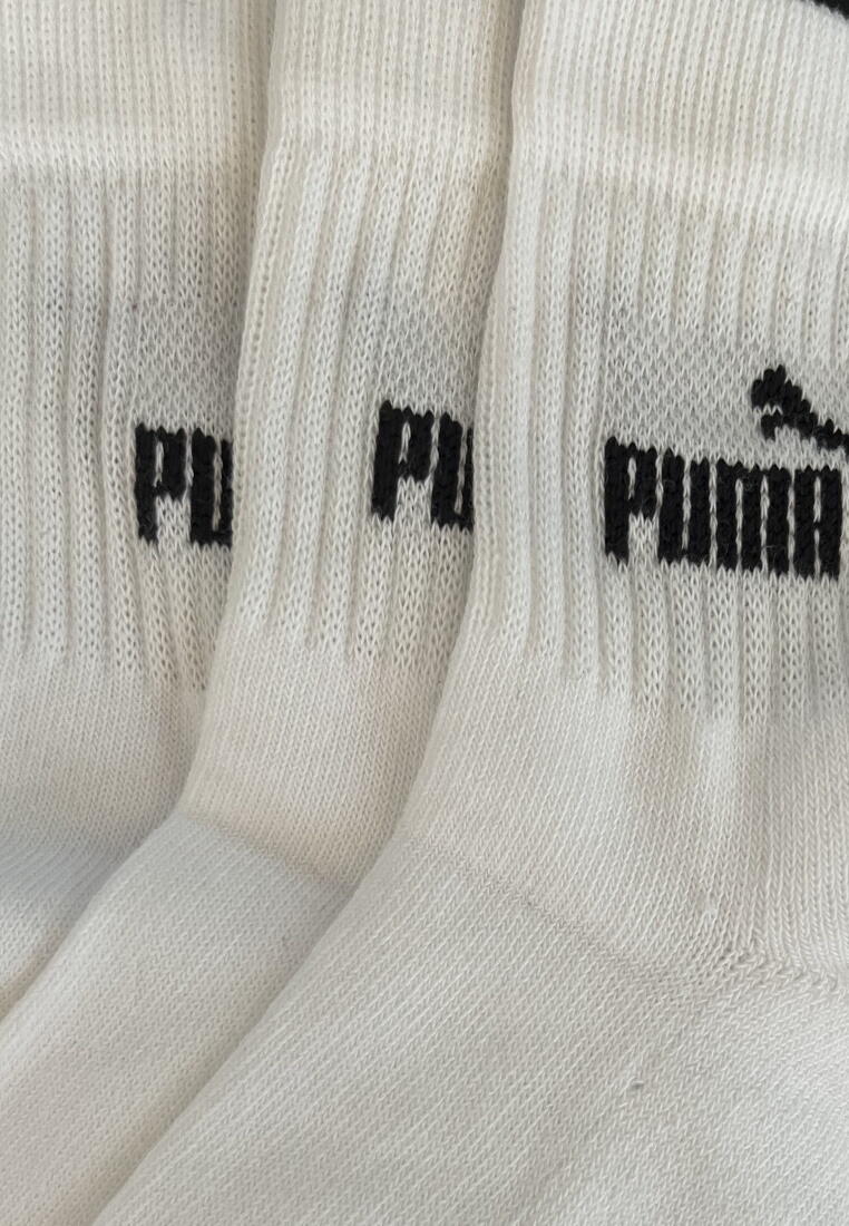 PUMA Puma ELEMENTS Short Crew Sportsocken 6-Pack weiß 3/4