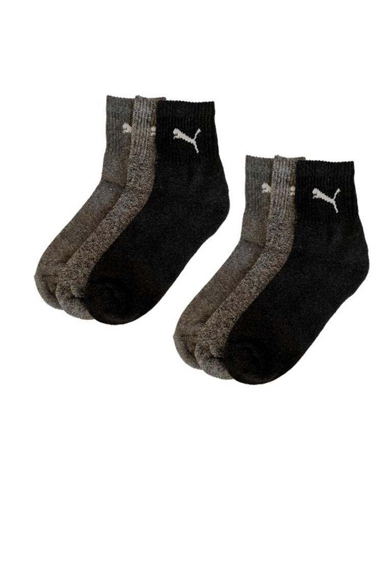 PUMA Puma Sportsocken Short Crew Socken Sport 6-Pack grau mix 2/4