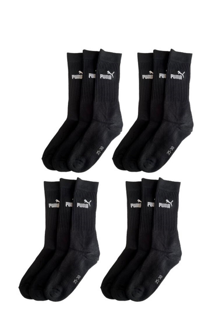 PUMA Puma ELEMENTS Sportcrew Socken 12-Pack schwarz 3/5