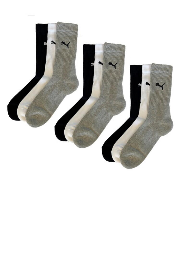 PUMA Puma Sportsocken Regular Crew Socken Sport 9-Pack multi 4/4