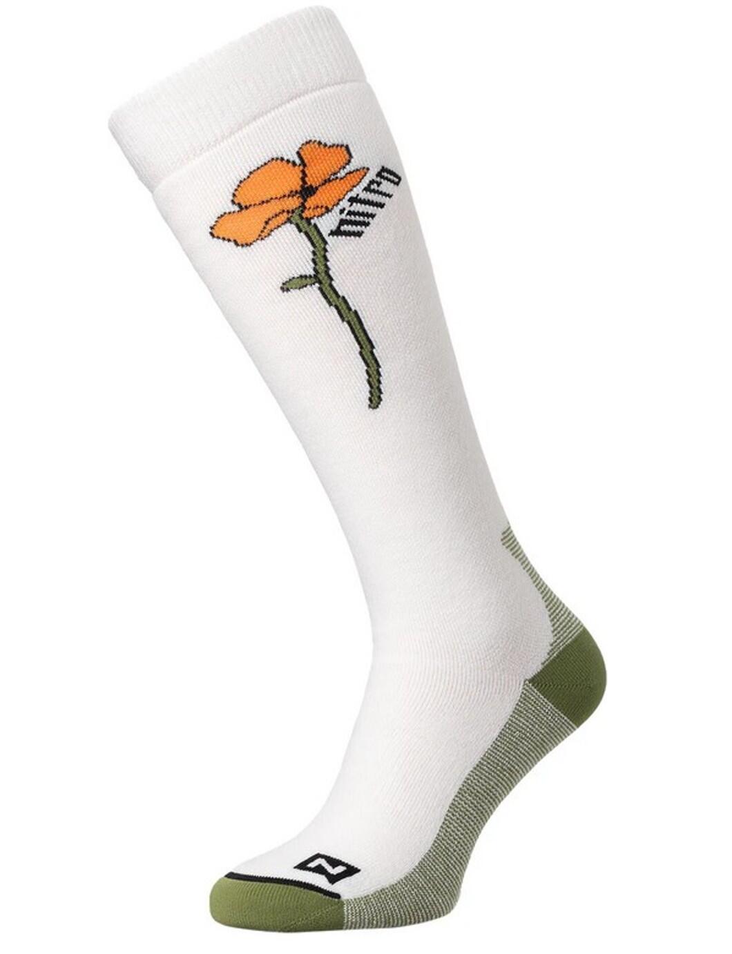 Nitro Damen Snowboardsocken – Anatomische Passform Mit Merinowoll-Anteil, Polsterung An Ferse, Schienbein & Spann, Für Maximalen Komfort