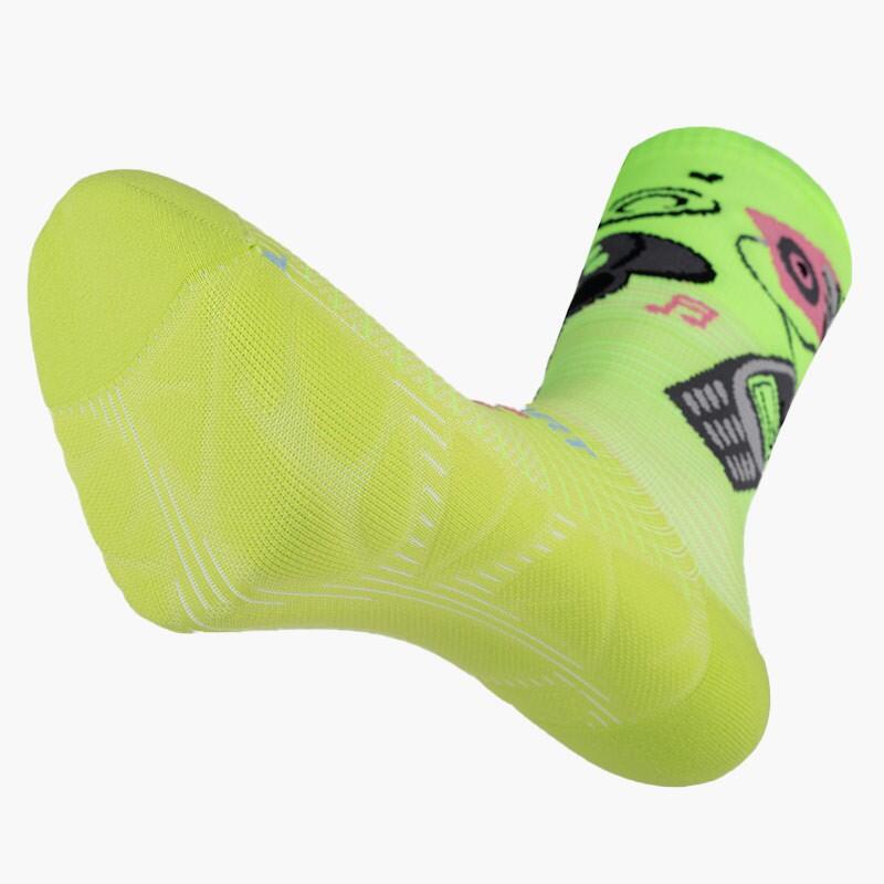 Chaussette de Course BV SPORT "RUN MARATHON Générations 2000s" Vert 36 - 38 3/6