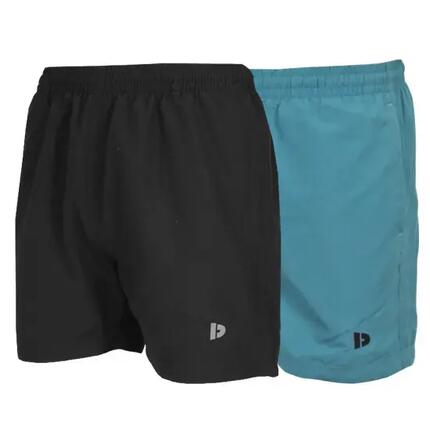 2-Pack Donnay Heren korte Sport/zwembroek Toon