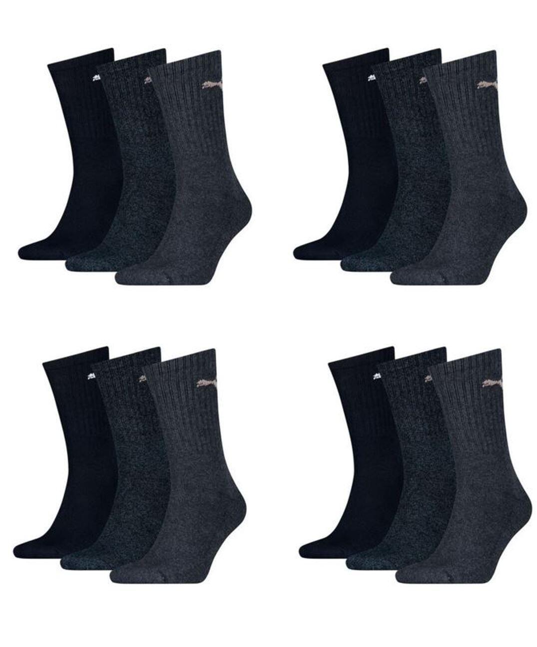 PUMA Puma Sportsocken Regular Crew Socken Sport 12-Pack denim 1/4