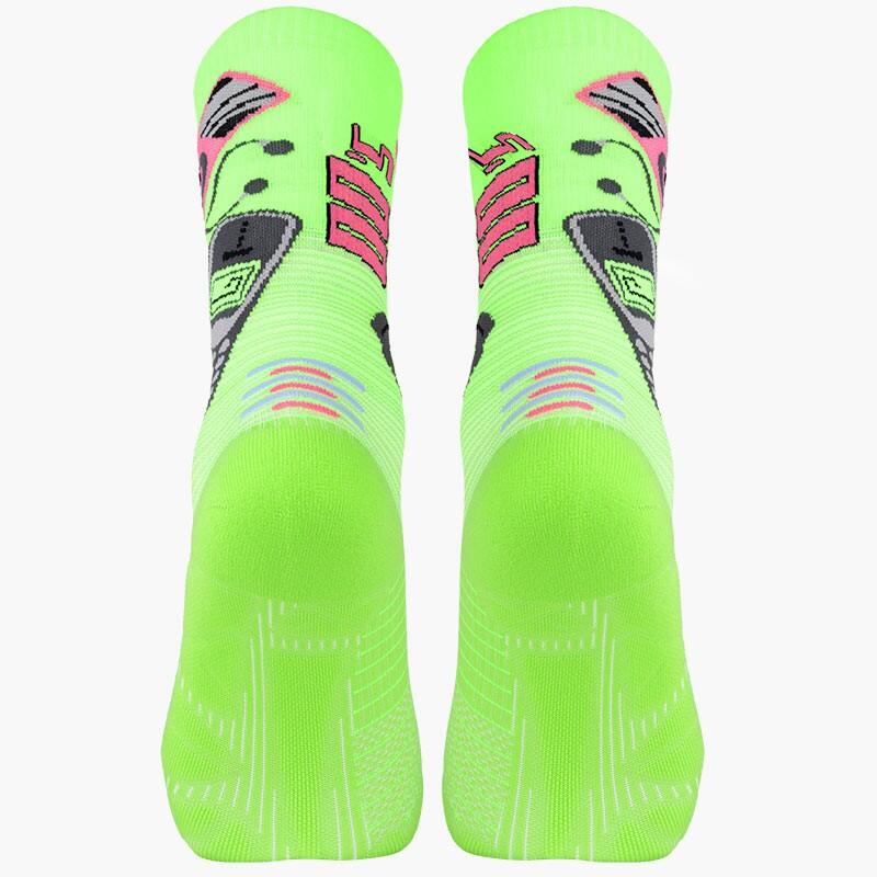 Chaussette de Course BV SPORT "RUN MARATHON Générations 2000s" Vert 36 - 38 2/6