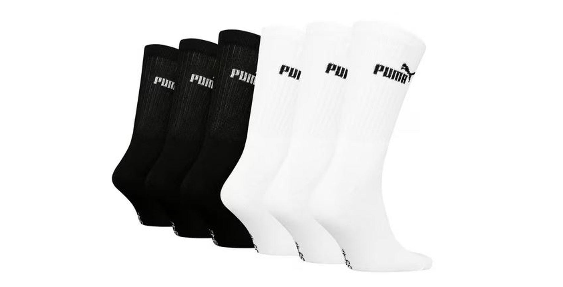 PUMA Puma ELEMENTS Sportcrew Socken 6-Pack black/white 2/5