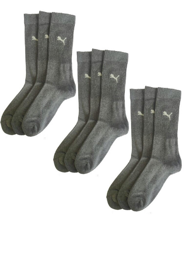PUMA Puma Sportsocken Regular Crew Socken Sport 9-Pack anthracite 2/4