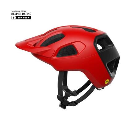 POC POC Fahrradhelm Cularis MTB Prismane Red Matt / Uranium Black Matt