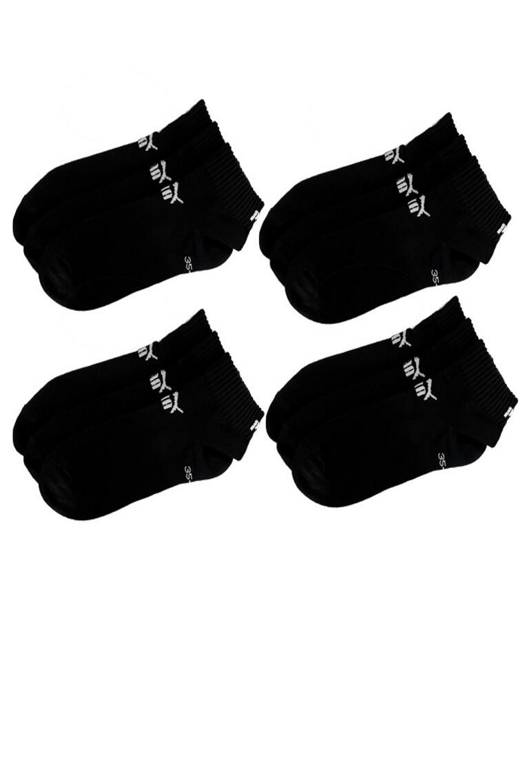 PUMA Puma ELEMENTS Quarter Socken 12-Pack schwarz 3/5