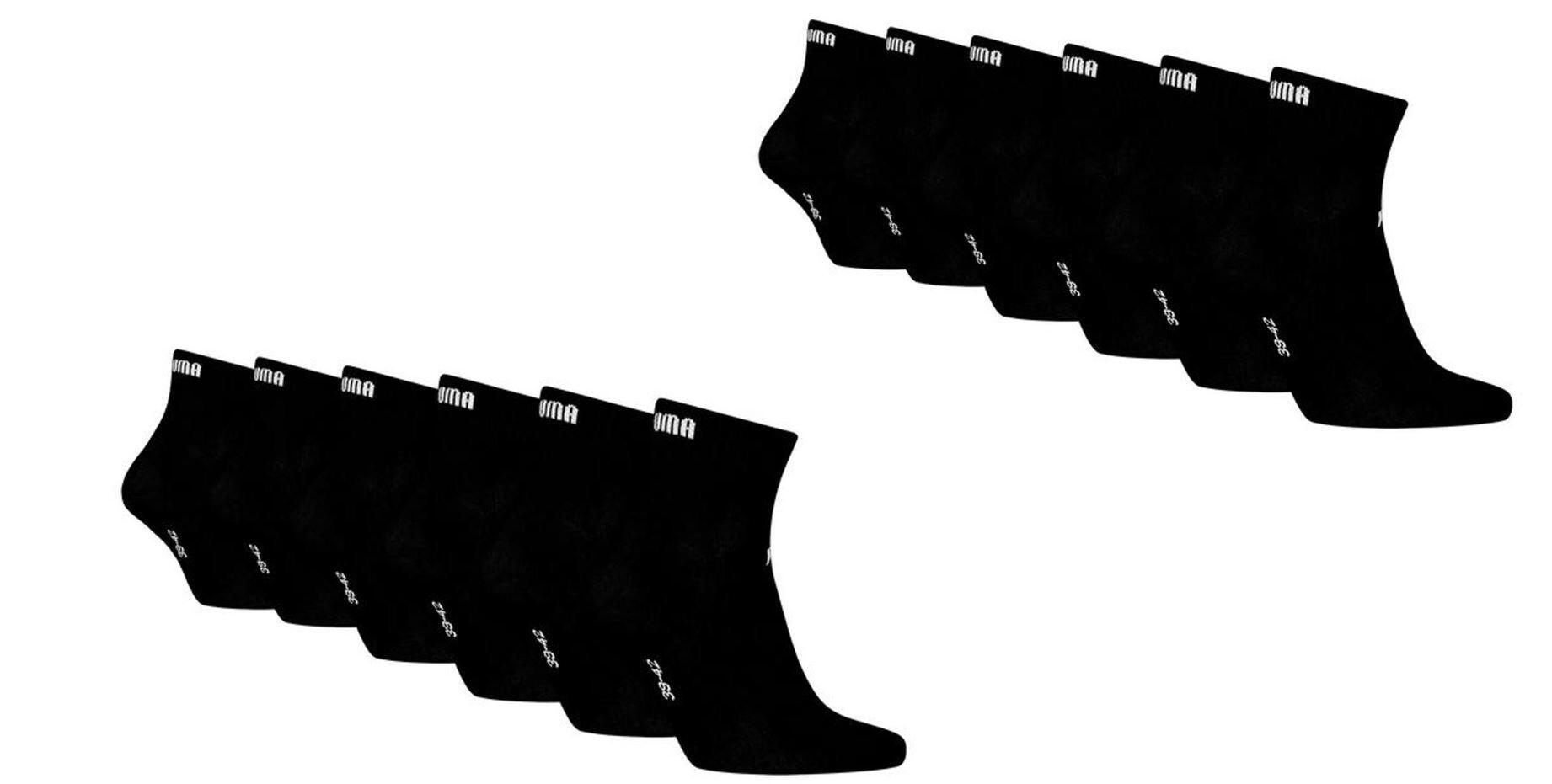 PUMA Puma ELEMENTS Quarter Socken 12-Pack schwarz 2/5