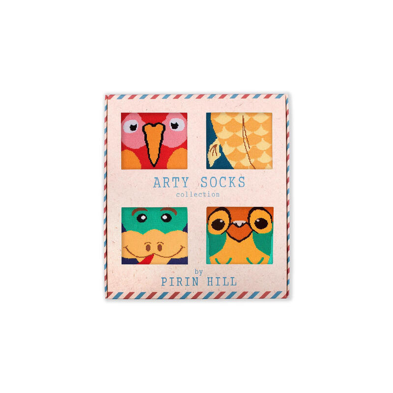 Sosete bumbac Jungle BOX, 4BUC.