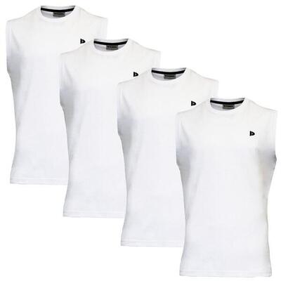 4-pack donnay heren mouwloos t-shirt stan
