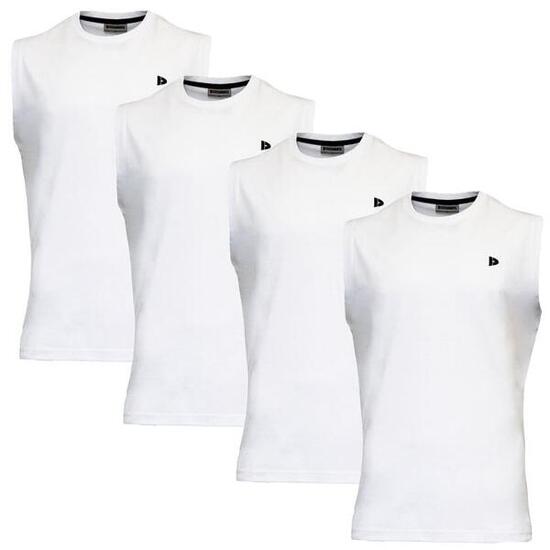 Lot de 4 t-shirts sans manches Donnay pour homme Stan