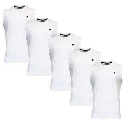 Lot de 5 t-shirts sans manches Donnay pour homme Stan