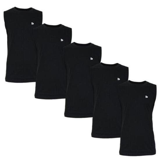 Lot de 5 t-shirts sans manches Donnay pour homme Stan