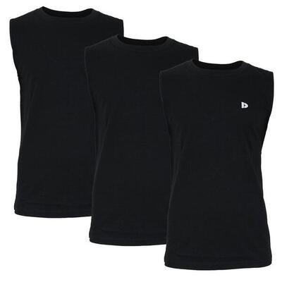 3-pack donnay heren mouwloos t-shirt stan