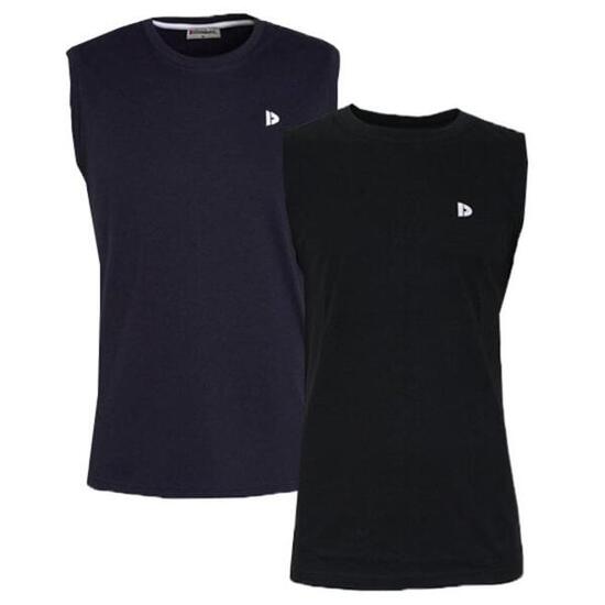 Lot de 2 t-shirts sans manches Donnay pour homme Stan