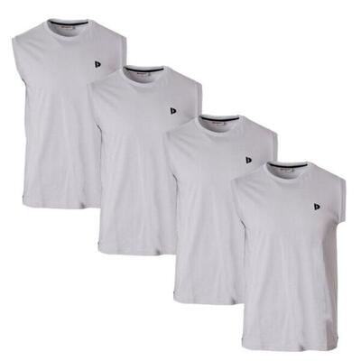 4-pack donnay heren mouwloos t-shirt stan