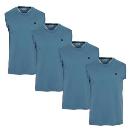 Lot de 4 t-shirts sans manches Donnay pour homme Stan