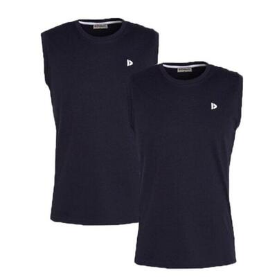 2-pack donnay heren mouwloos t-shirt stan