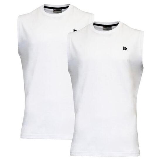 Lot de 2 t-shirts sans manches Donnay pour homme Stan