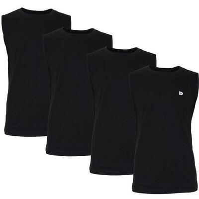 4-pack donnay heren mouwloos t-shirt stan
