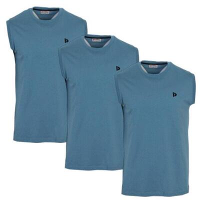 3-pack donnay heren mouwloos t-shirt stan