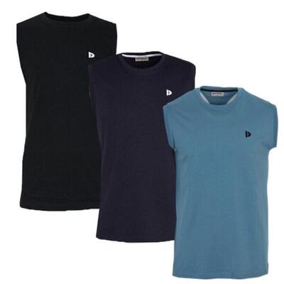 3-pack donnay heren mouwloos t-shirt stan