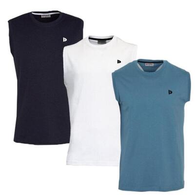 3-pack donnay heren mouwloos t-shirt stan