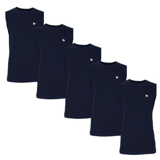 Lot de 5 t-shirts sans manches Donnay pour homme Stan