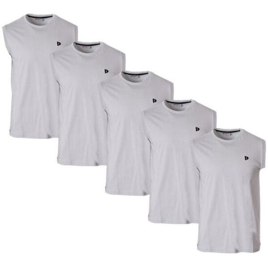 Lot de 5 t-shirts sans manches Donnay pour homme Stan