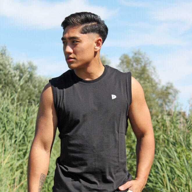 3er-Pack Donnay Herren-T-Shirt ohne Ärmel Stan 3/5