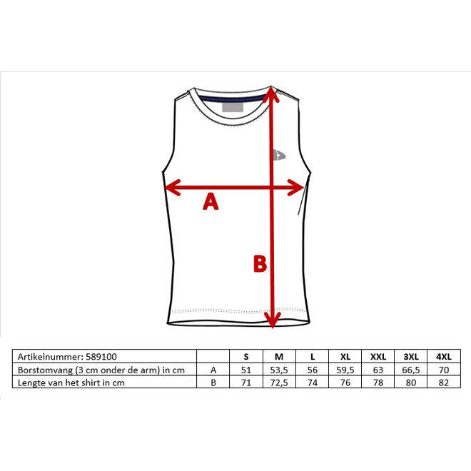 3er-Pack Donnay Herren-T-Shirt ohne Ärmel Stan 4/4