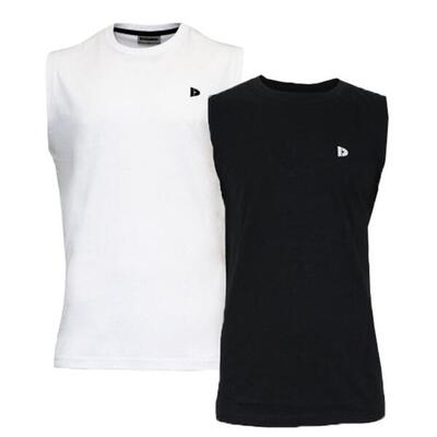 2-pack donnay heren mouwloos t-shirt stan