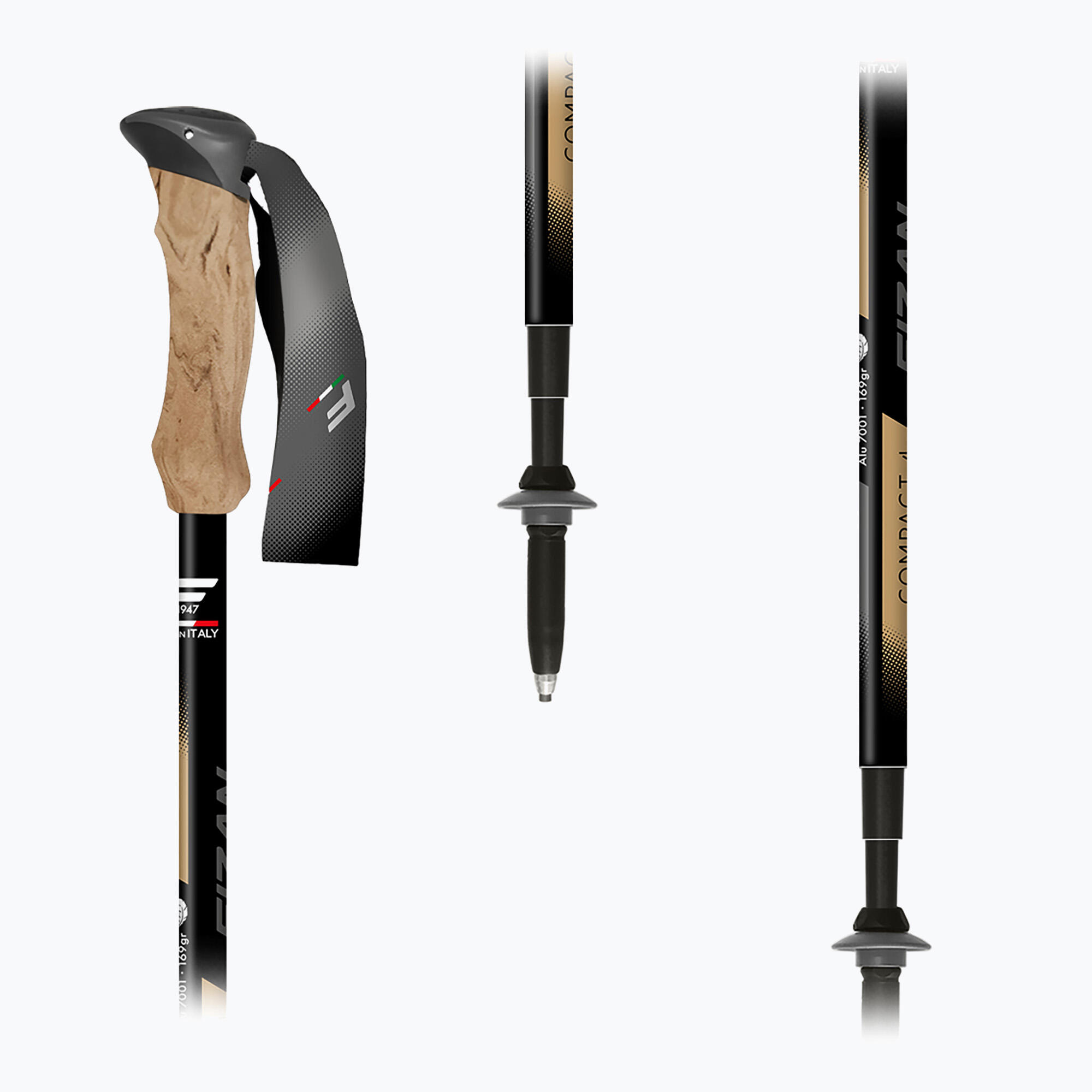 Bastones de trekking Fizan Compact 4 Tech 5/7
