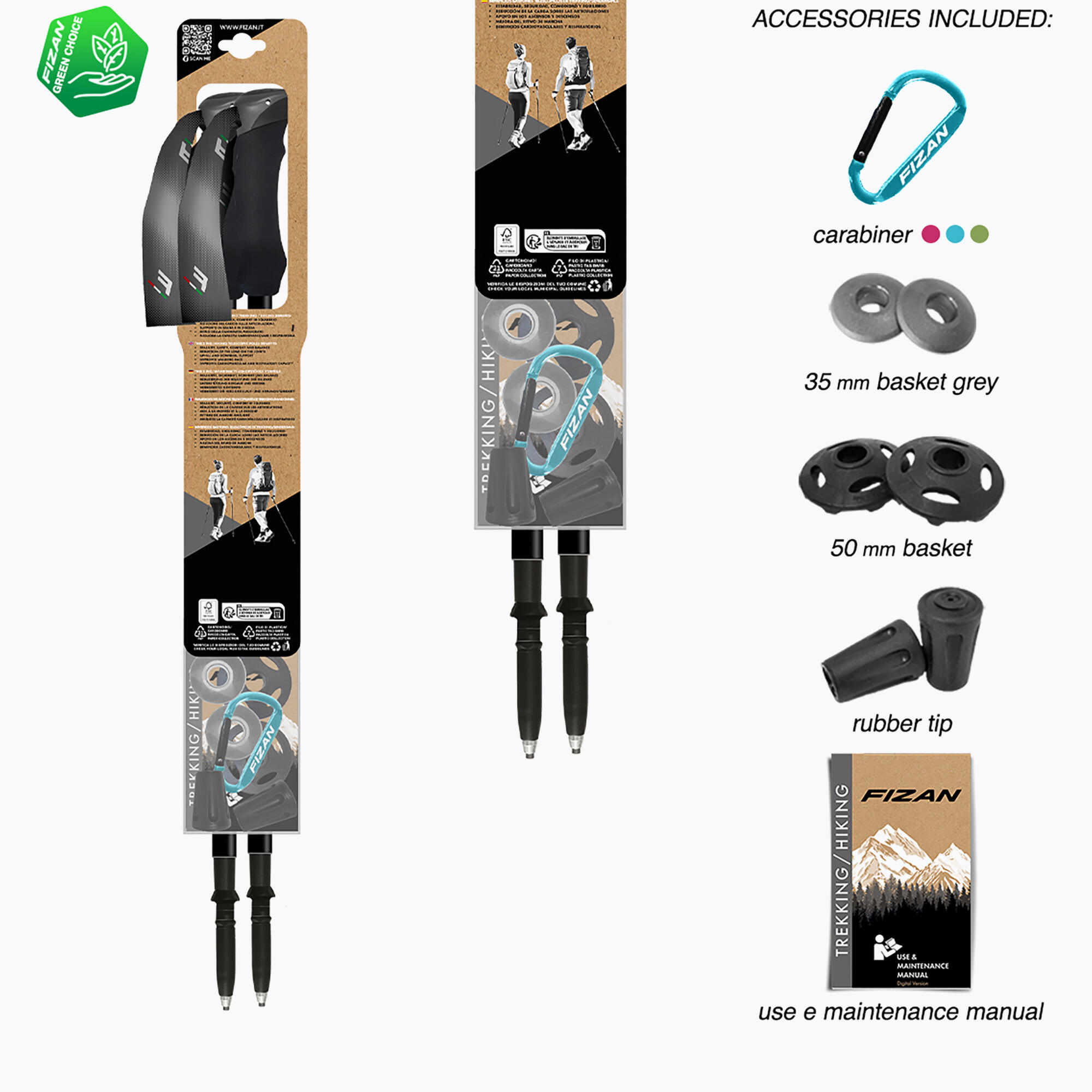 Bastones de trekking Fizan Compact 7/7