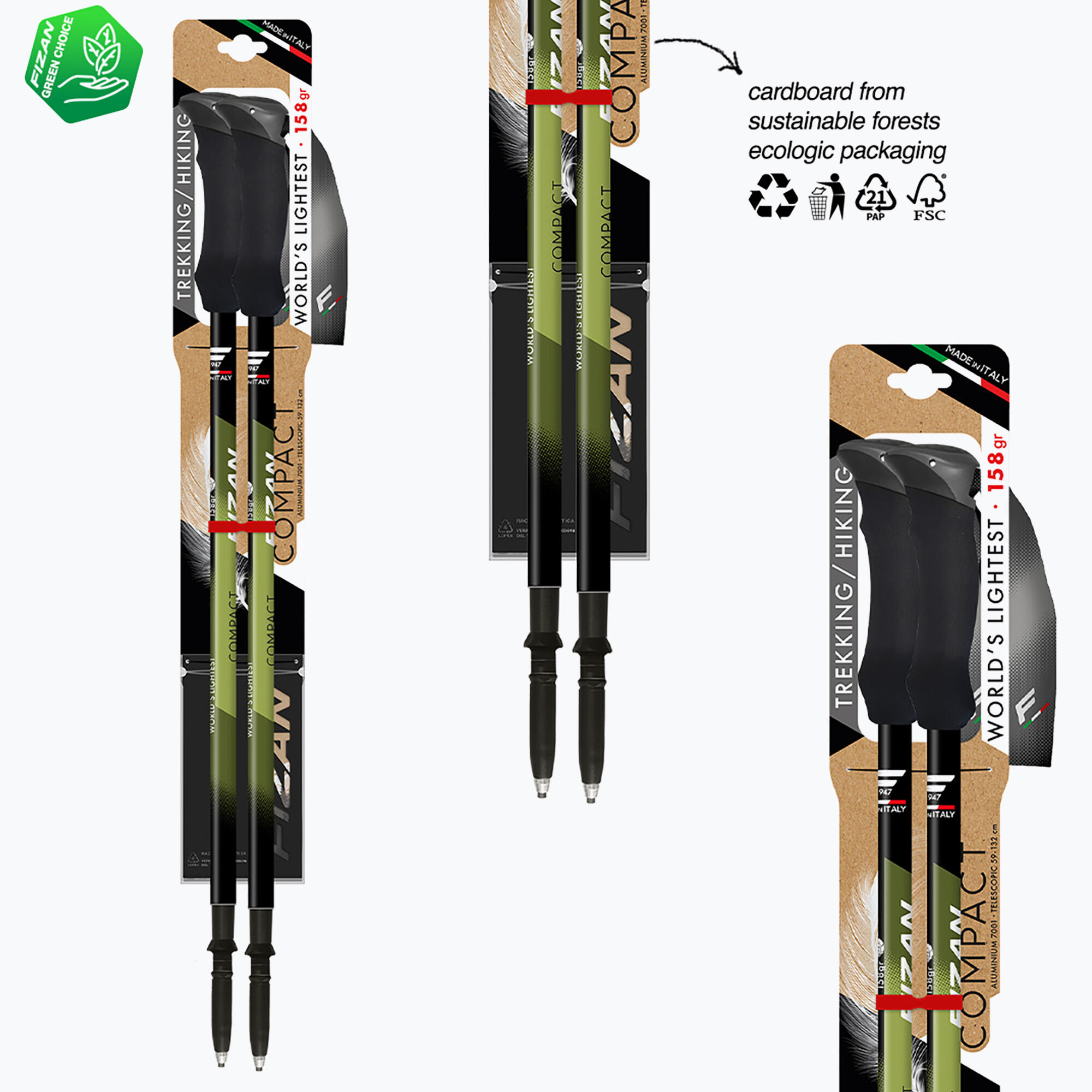 Bastones de trekking Fizan Compact 6/7