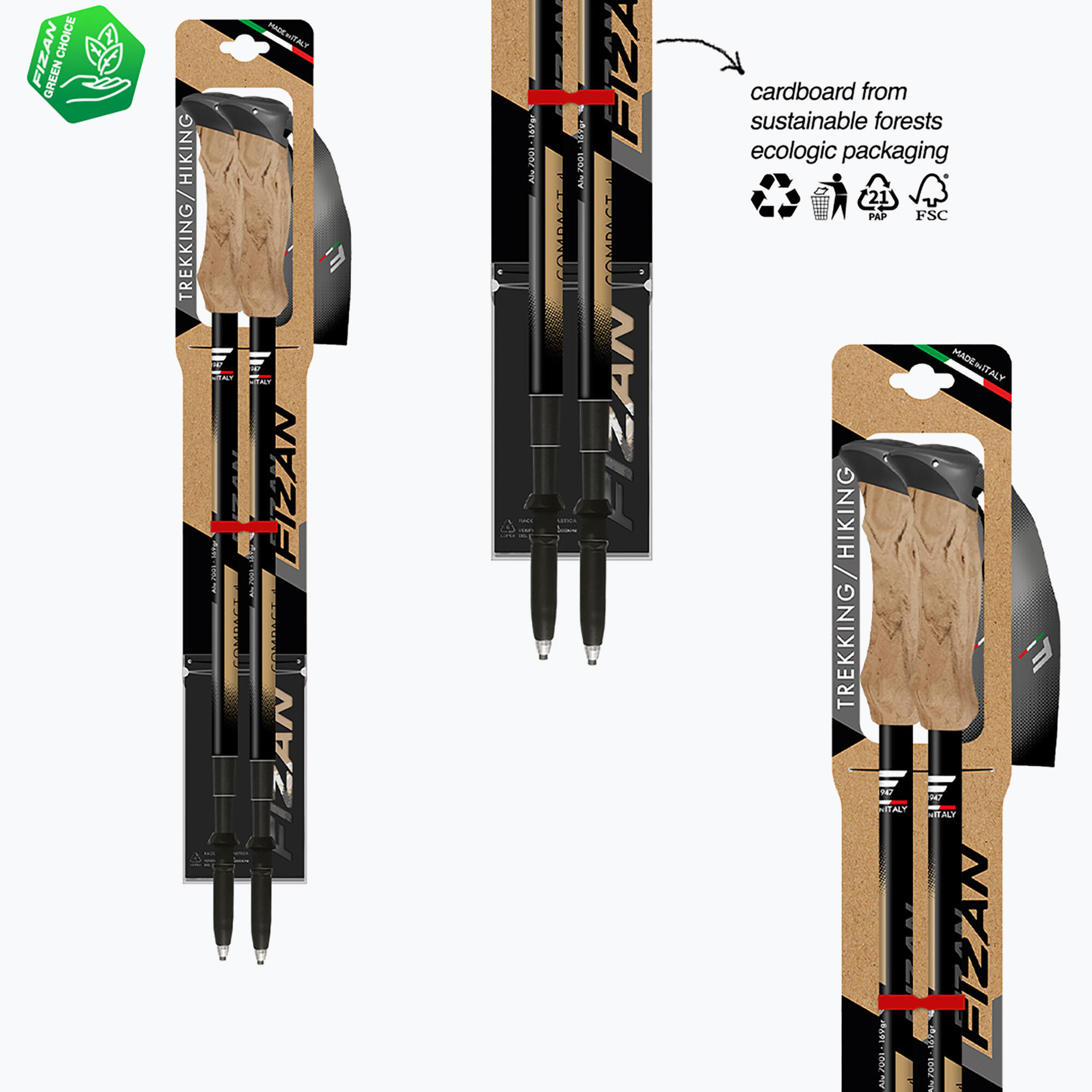 Bastones de trekking Fizan Compact 4 Tech 6/7