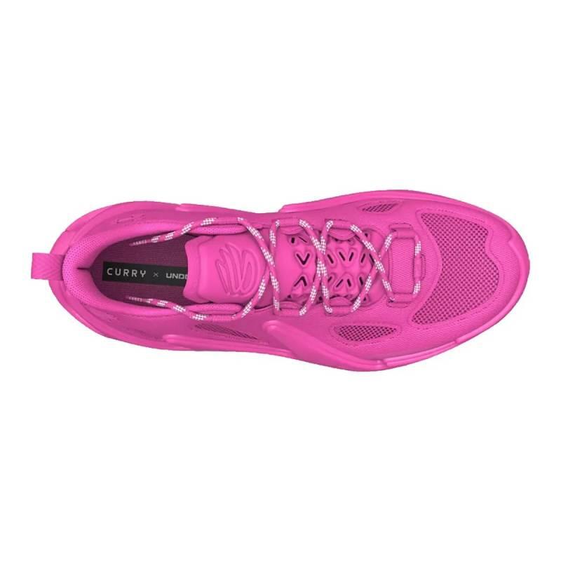 Chaussure de Basketball Under Armour Curry 13 Rose Enfant GS 5/5