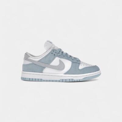 Nike dunk low light armory blue corduroy (women's)