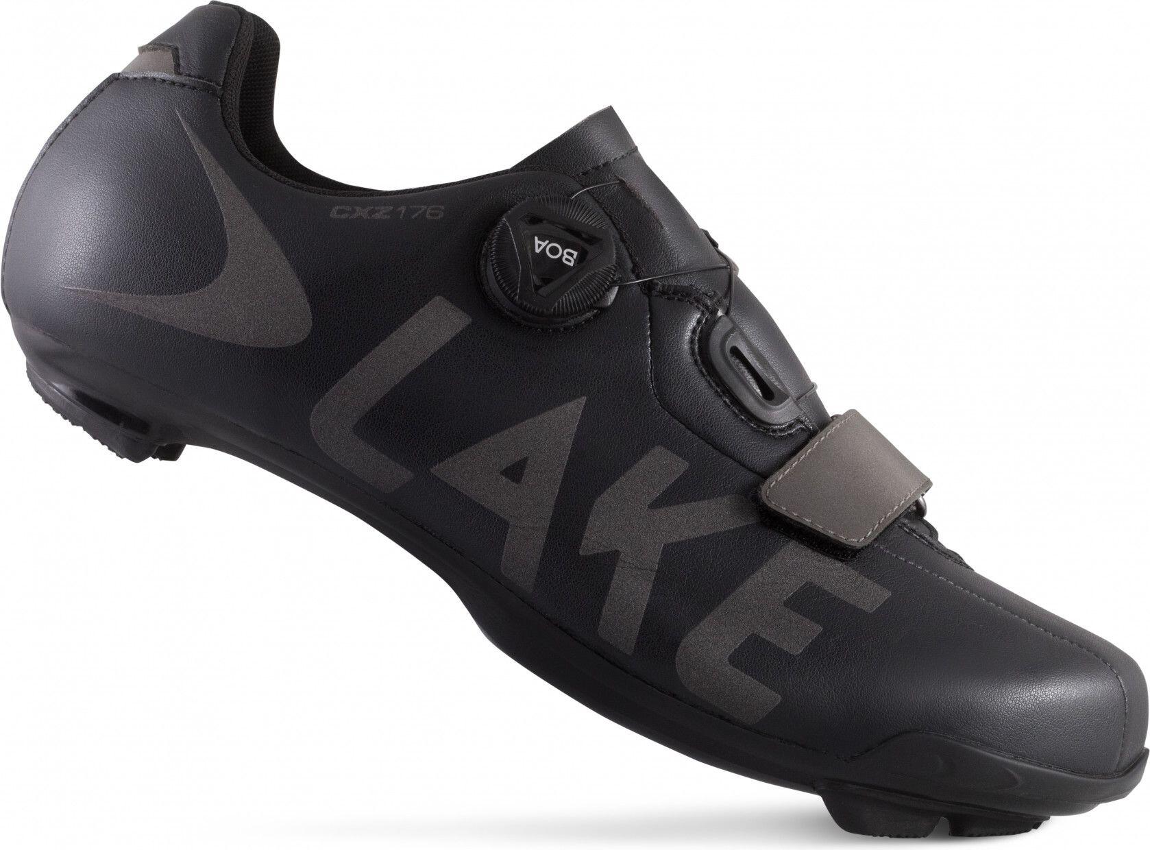 Lake CXZ176 Road Shoes Preto / Cinza 2/5