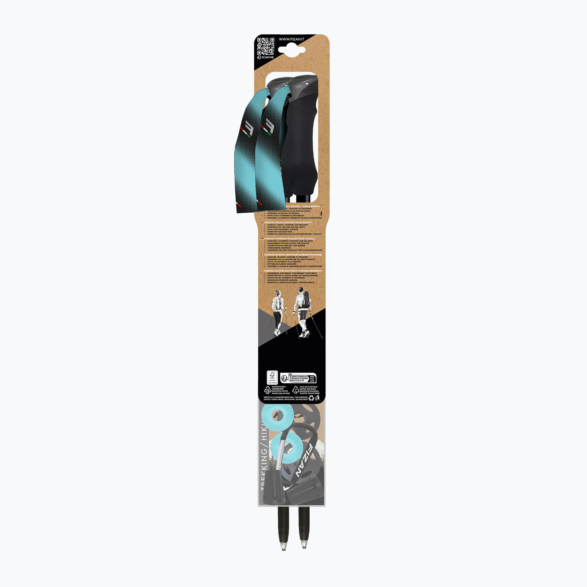 Bâton de trekking Fizan Compact 4 Tech 4/7