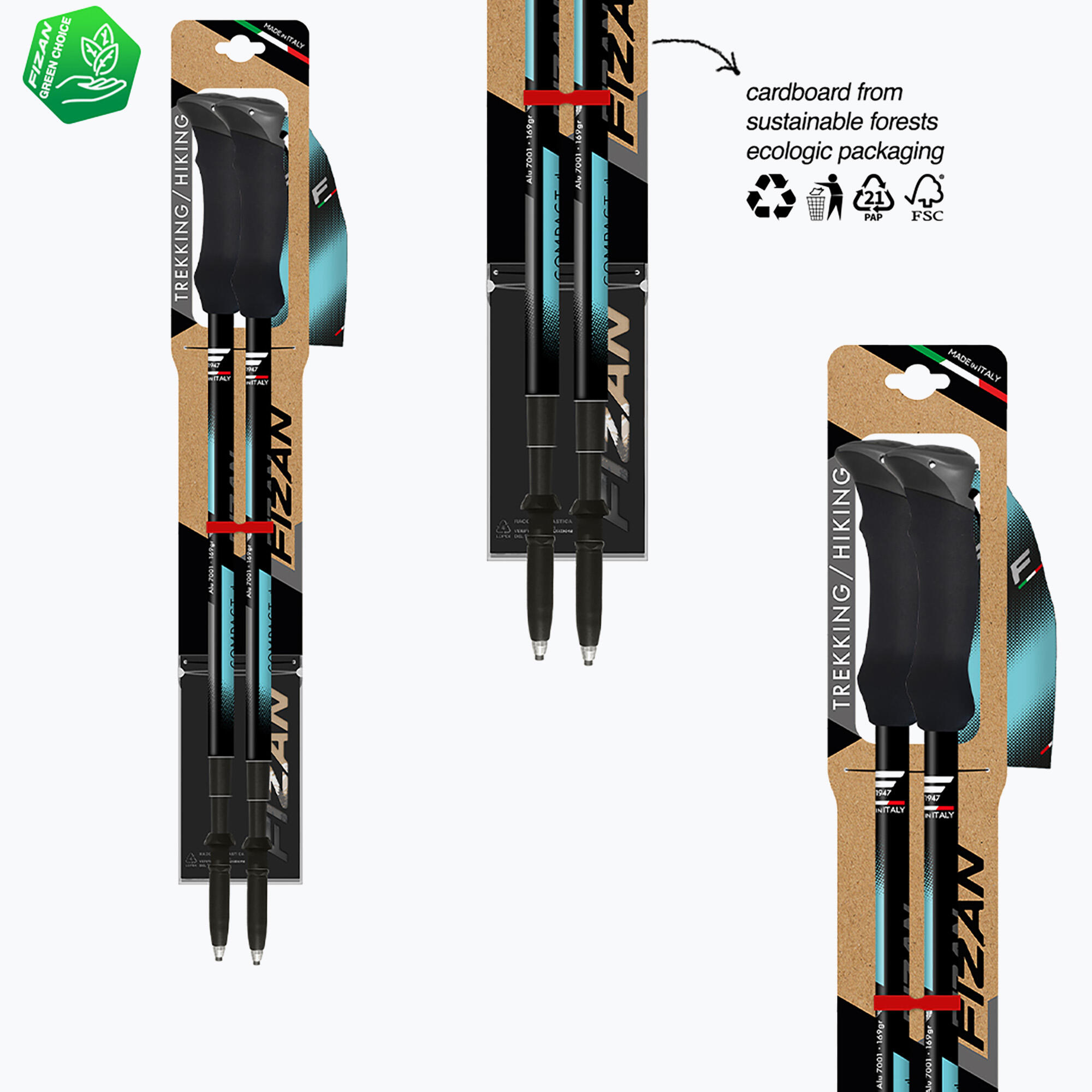 Bâton de trekking Fizan Compact 4 Tech 6/7