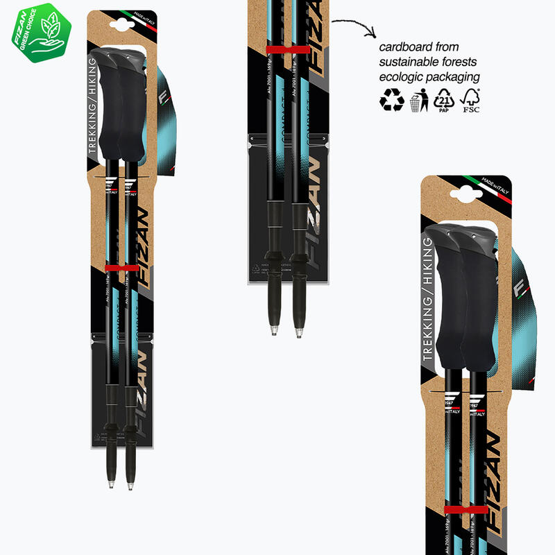 Bâton de trekking Fizan Compact 4 Tech - ușor și robust